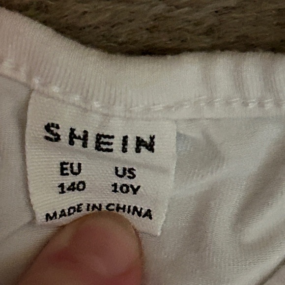 Purple, White, and Brown Crop Tops, size 10-12 Youth - Picture 6 of 8